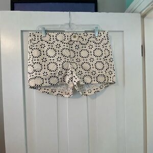 J. Crew Cream Eyelet Shorts Liner